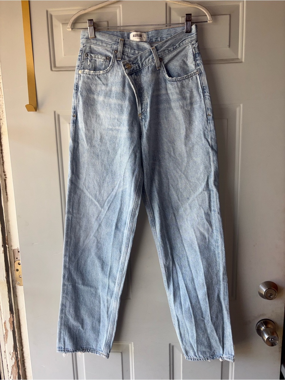 Agolde criss cross jeans size 24